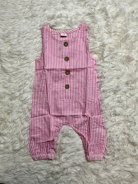 Infant Stripe Overalls