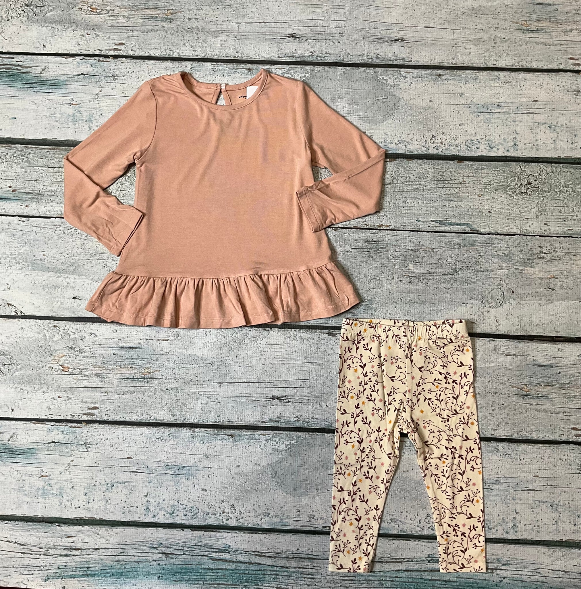 Blush Peplum Top