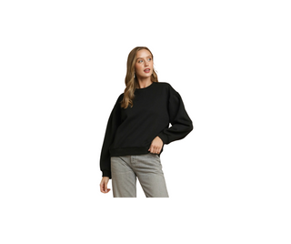 Black Sweatshirt-Distress-Umgee-Baby In Bloom