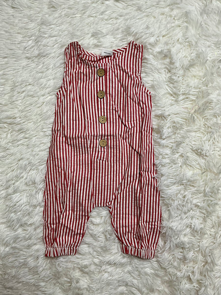 Infant Stripe Overalls