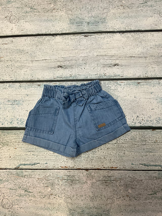 Soft denim shorts