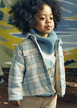 Boys’ Ultra-Soft 100% Cotton Plaid Shacket – Durable All-Season Layer-130 Kids Tops-Mayoral USA-Baby In Bloom