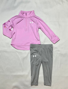 Stellar Pink 1/4 Zip Up Legging Set