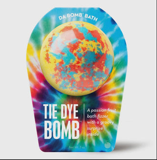 Tie Dye Yellow Bath Bomb