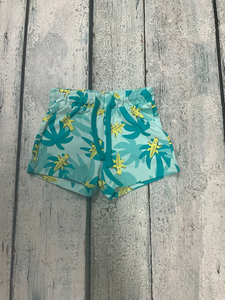 Alligator and Palm Tree Shorts-140 Kids Bottoms-Mayoral USA-Baby In Bloom