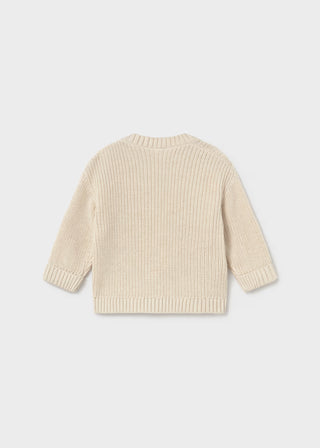 Durable Cotton Chunky Knit Kids Sweater – Easy-On Shoulder Buttons-130 Kids Tops-Mayoral USA-Baby In Bloom