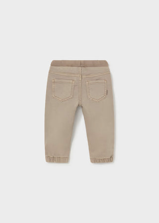 Kids’ Premium Pull-On Joggers – Versatile Khaki & Stretch Denim-140 Kids Bottoms-Mayoral USA-Baby In Bloom