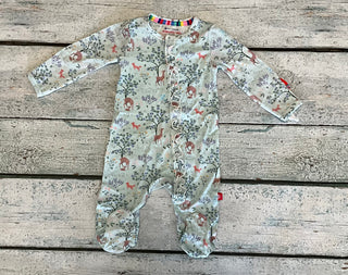 I love you deerly Ruffle footie