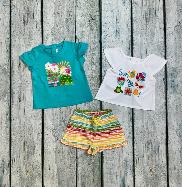 Multicolor Printed Shorts