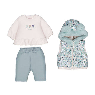 Soft Teal Ribbed Joggers – Premium Cozy Cotton Baby Pants