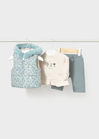Soft Teal Ribbed Joggers – Premium Cozy Cotton Baby Pants-140 Kids Bottoms-Mayoral USA-Baby In Bloom