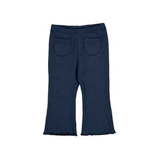 Navy Ribbed Pants