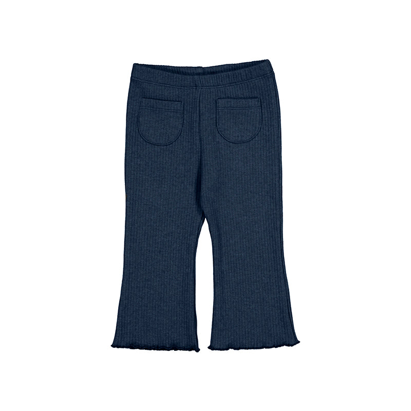 Navy Ribbed Pants