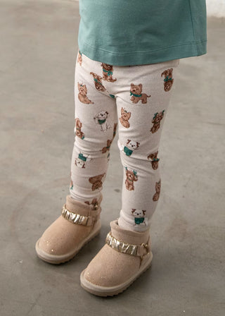 Adorable Little Poodle 2-Piece Puppy Print Outfit Set-150 Kids Sets-Mayoral USA-Baby In Bloom