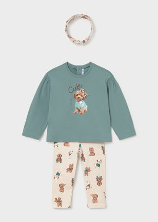 Adorable Little Poodle 2-Piece Puppy Print Outfit Set-150 Kids Sets-Mayoral USA-Baby In Bloom