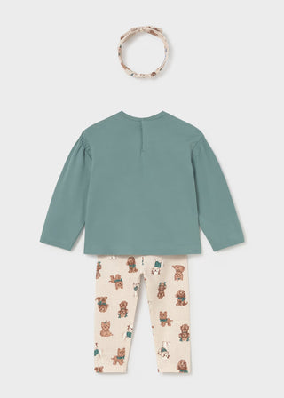 Adorable Little Poodle 2-Piece Puppy Print Outfit Set-150 Kids Sets-Mayoral USA-Baby In Bloom
