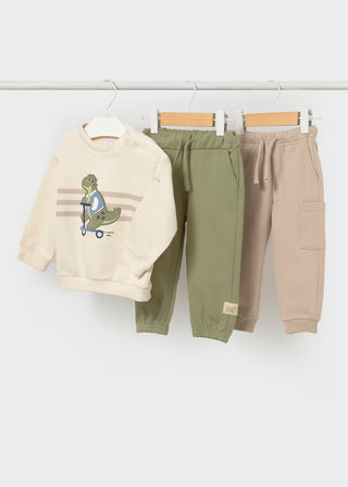 Adventure-Ready Kids Ultra-Soft Cotton Joggers-140 Kids Bottoms-Mayoral USA-Baby In Bloom