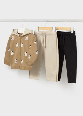 The "Everyday Essential" Kids Ribbed Jogger – Sand Tan-140 Kids Bottoms-Mayoral USA-Baby In Bloom