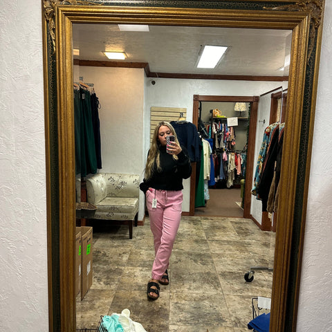 Womens Pink Joggers