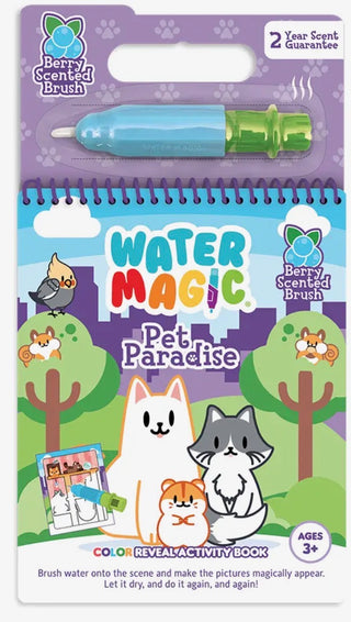 Mess Free Water Magic Reveal Pad: Reusable Activity Book-190 Toys-Scentco-Baby In Bloom