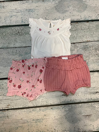 Sweet Ruffle Baby Shorts – Breathable Cotton Comfort-140 Kids Bottoms-Mayoral USA-Baby In Bloom