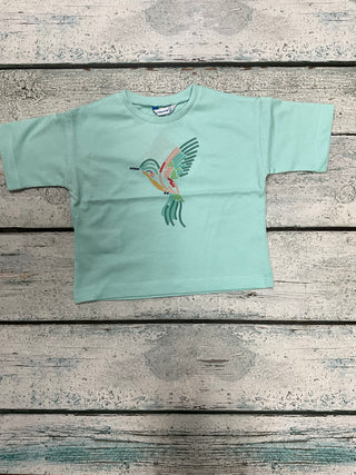 Hummingbird shirt-130 Kids Tops-Mayoral USA-Baby In Bloom