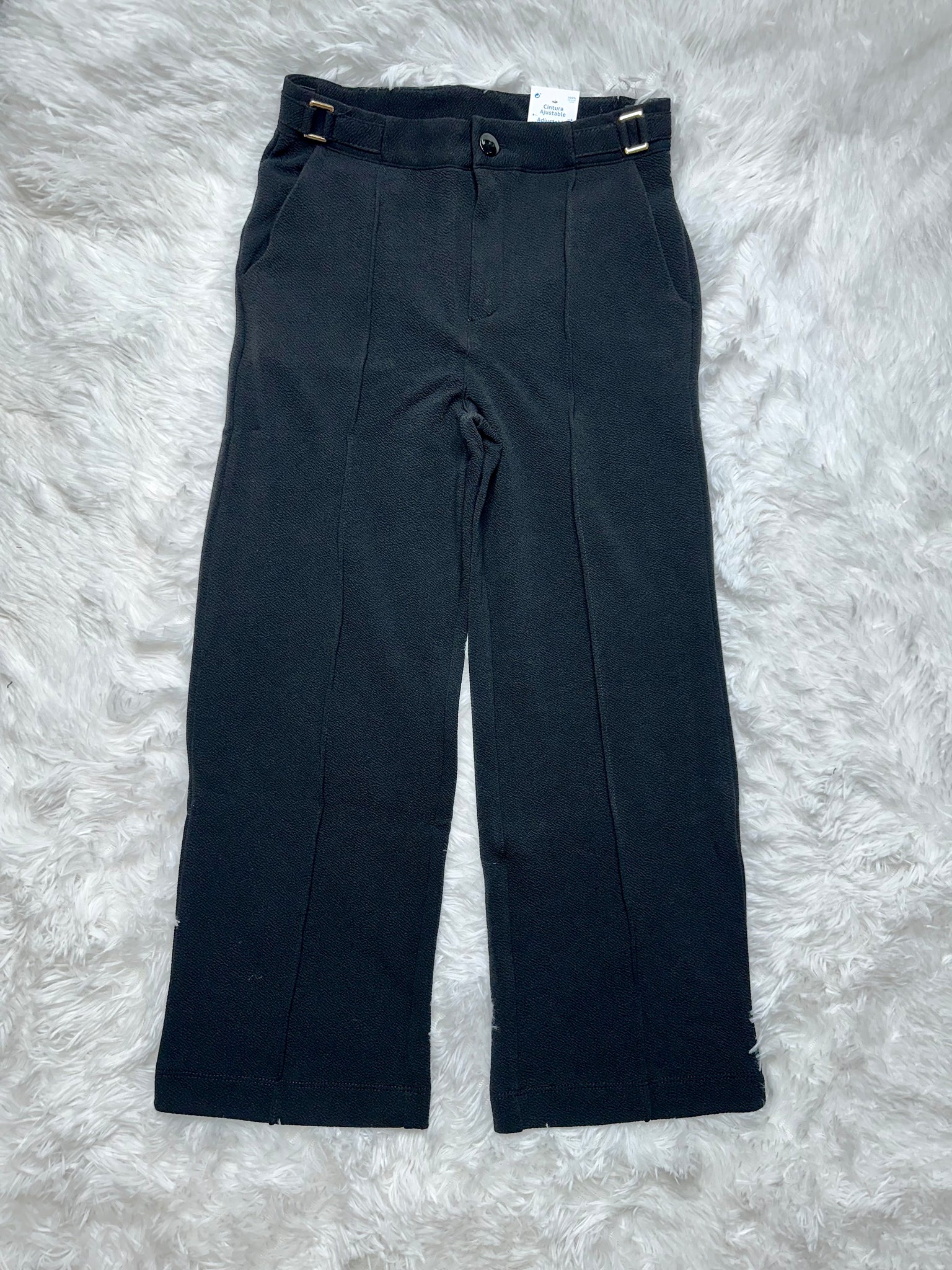 7505 Black Crepe Knit Pants
