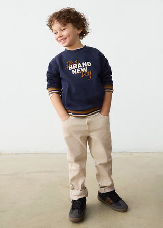 Explorer Kids' Premium Khaki Jeans-140 Kids Bottoms-Mayoral USA-Baby In Bloom