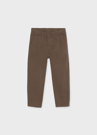 Premium Cacao Twill Joggers | Soft & Durable Everyday Essentials-140 Kids Bottoms-Mayoral USA-Baby In Bloom