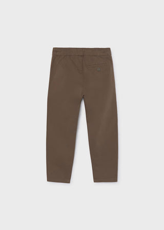 Premium Cacao Twill Joggers | Soft & Durable Everyday Essentials-140 Kids Bottoms-Mayoral USA-Baby In Bloom