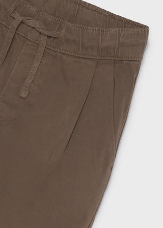 Premium Cacao Twill Joggers | Soft & Durable Everyday Essentials-140 Kids Bottoms-Mayoral USA-Baby In Bloom