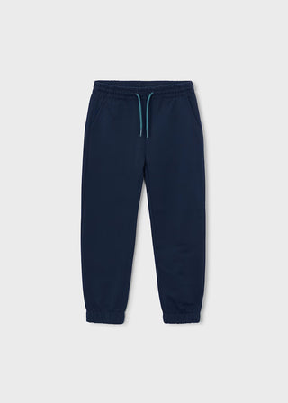 Play-Ready Navy Joggers | Durable Kids’ All-Day Sweatpants-140 Kids Bottoms-Mayoral USA-Baby In Bloom