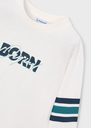Mayoral "Born Original" Long Sleeve Cotton Shirt for Kids