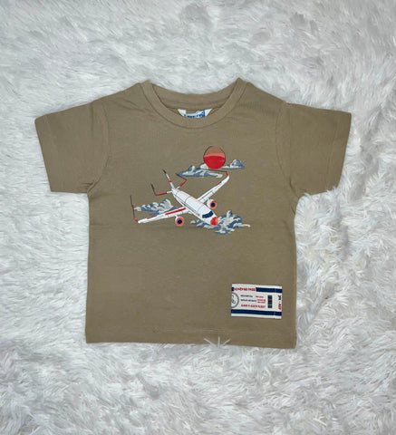 Airplane SUnset SHirt