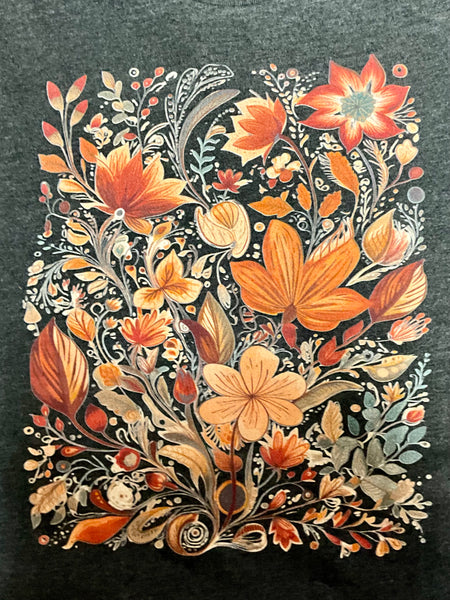 Fall flowers tee