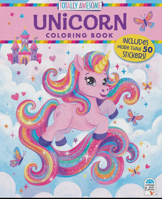 Magical Unicorn & Friends Coloring Book with 50+ Stickers – 128 Pages of Fun-180 Books-Cottage Door-Baby In Bloom