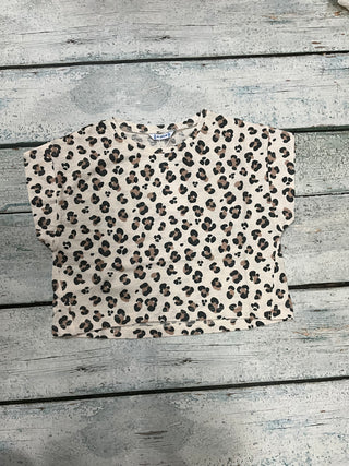 Leopard Print Shirt-130 Kids Tops-Mayoral USA-Baby In Bloom