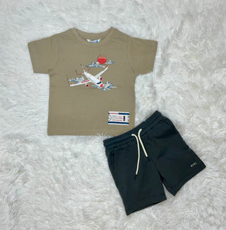 Dark Grey Fleece Short