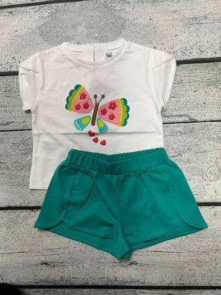 Sweet Butterfly Shirt-130 Kids Tops-Mayoral USA-Baby In Bloom
