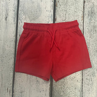 Red Shorts with Drawstring-140 Kids Bottoms-Mayoral USA-Baby In Bloom
