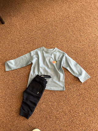 Boys' "Turn Up The Volume" 100% Cotton Long Sleeve Graphic Tee-130 Kids Tops-Mayoral USA-Baby In Bloom