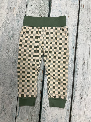 Fern checkered joggers