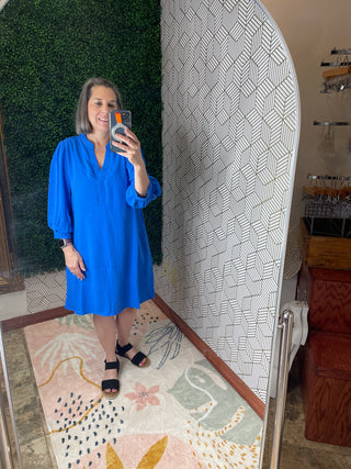 Cobalt Blue Dress