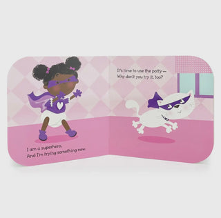 Potty Superhero Girl- Multicultural Book-180 Books-Cottage Door-Baby In Bloom