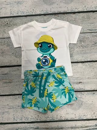 Little Explorer Alligator Shirt-130 Kids Tops-Mayoral USA-Baby In Bloom