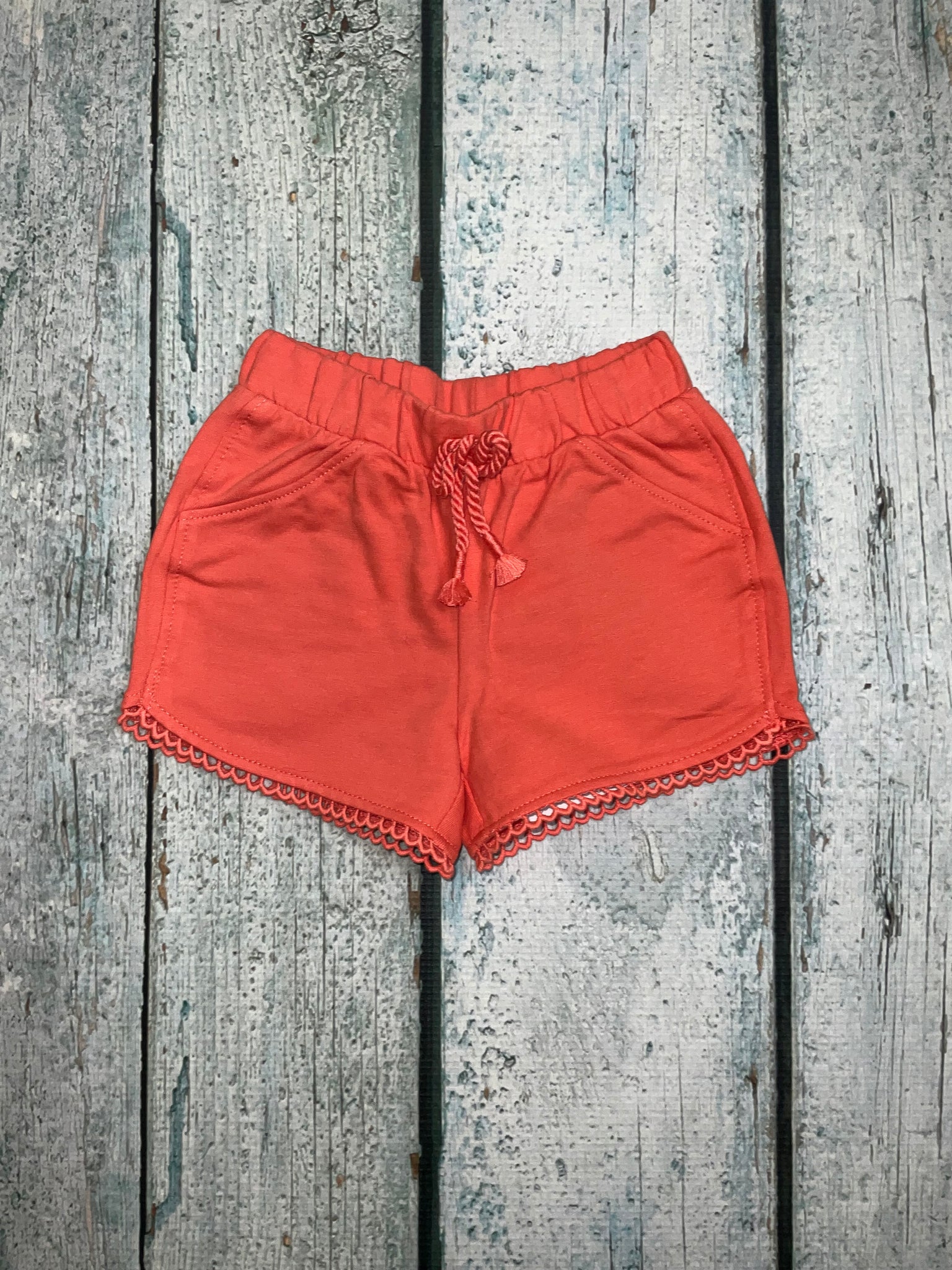 Coral Chenielle Shorts