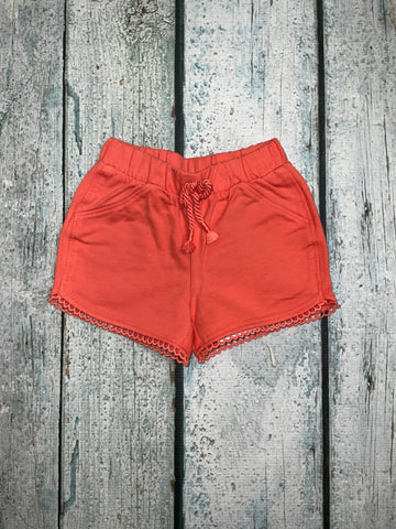 Coral Chenielle Shorts