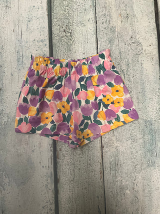 Colorful Tulip Shorts-140 Kids Bottoms-Mayoral USA-Baby In Bloom