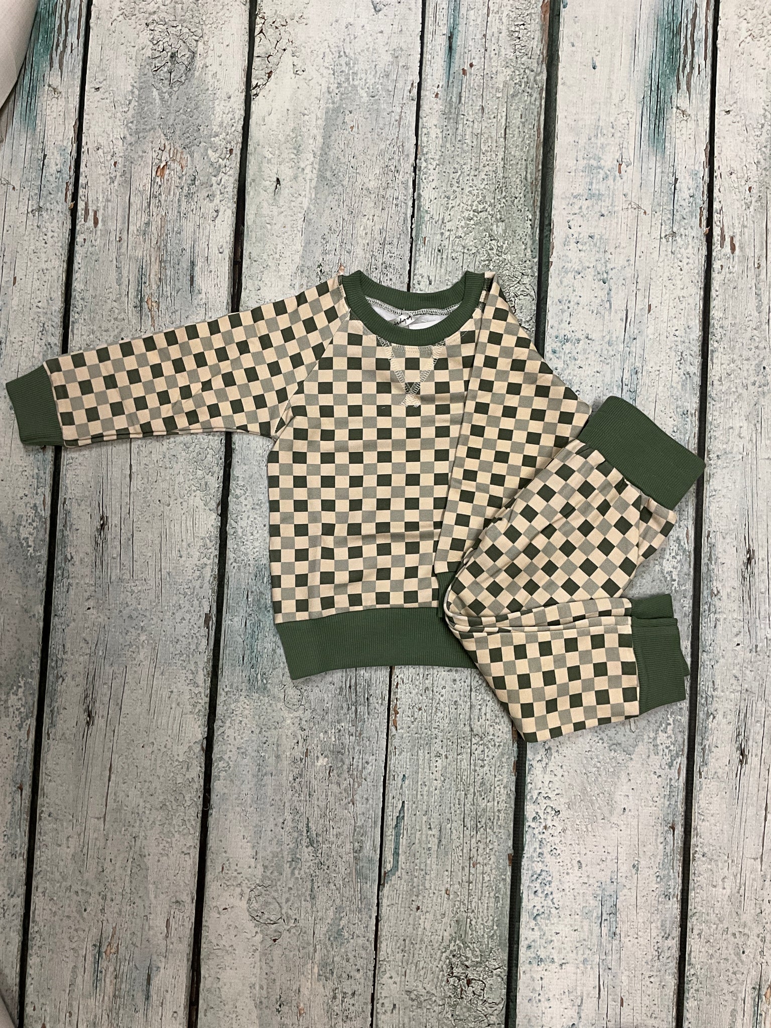Fern checkered joggers