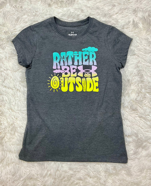 UA Rather Be Outside Shirt Youth Small